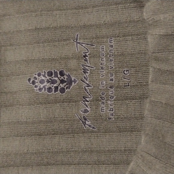 FP Movement by Free People Green Ribbed Fitted Tank Top - Picture 2 of 6